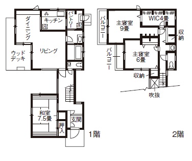 大屋根のある家