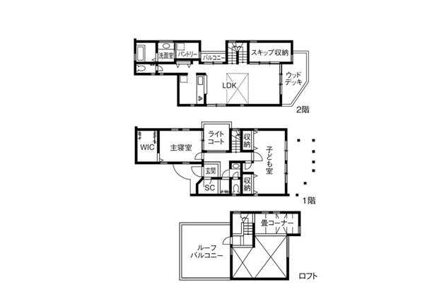 子供の隠れ家がある家