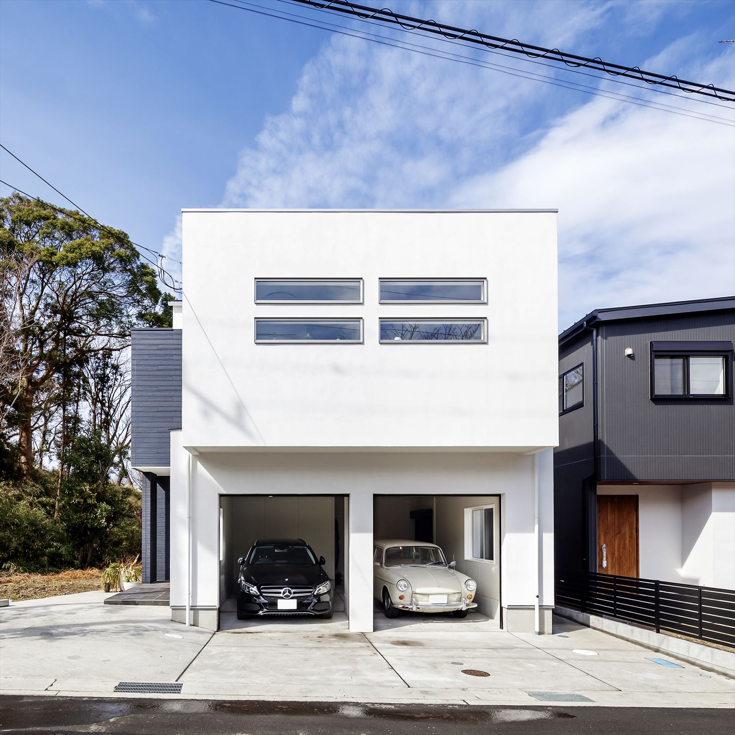 おしゃれなガレージハウス7選 車ユーザー必見 神奈川で注文住宅ならホームスタイリング