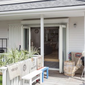 サーファーズハウスのテラス