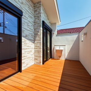 広々バルコニー