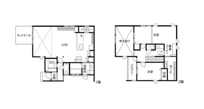 35坪の注文住宅間取り図